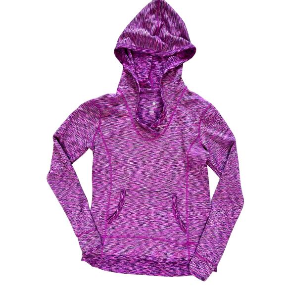 Tangerine Activewear Hooded Space Dye Pullover Jacket MEDIUM NWOT Cozyflex - Picture 1 of 10